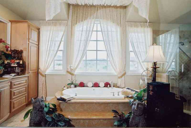 варианты дизайна интерьера ванной комнаты