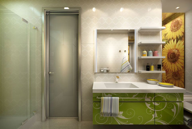 интерьер ванных комнат для малогабаритных квартир